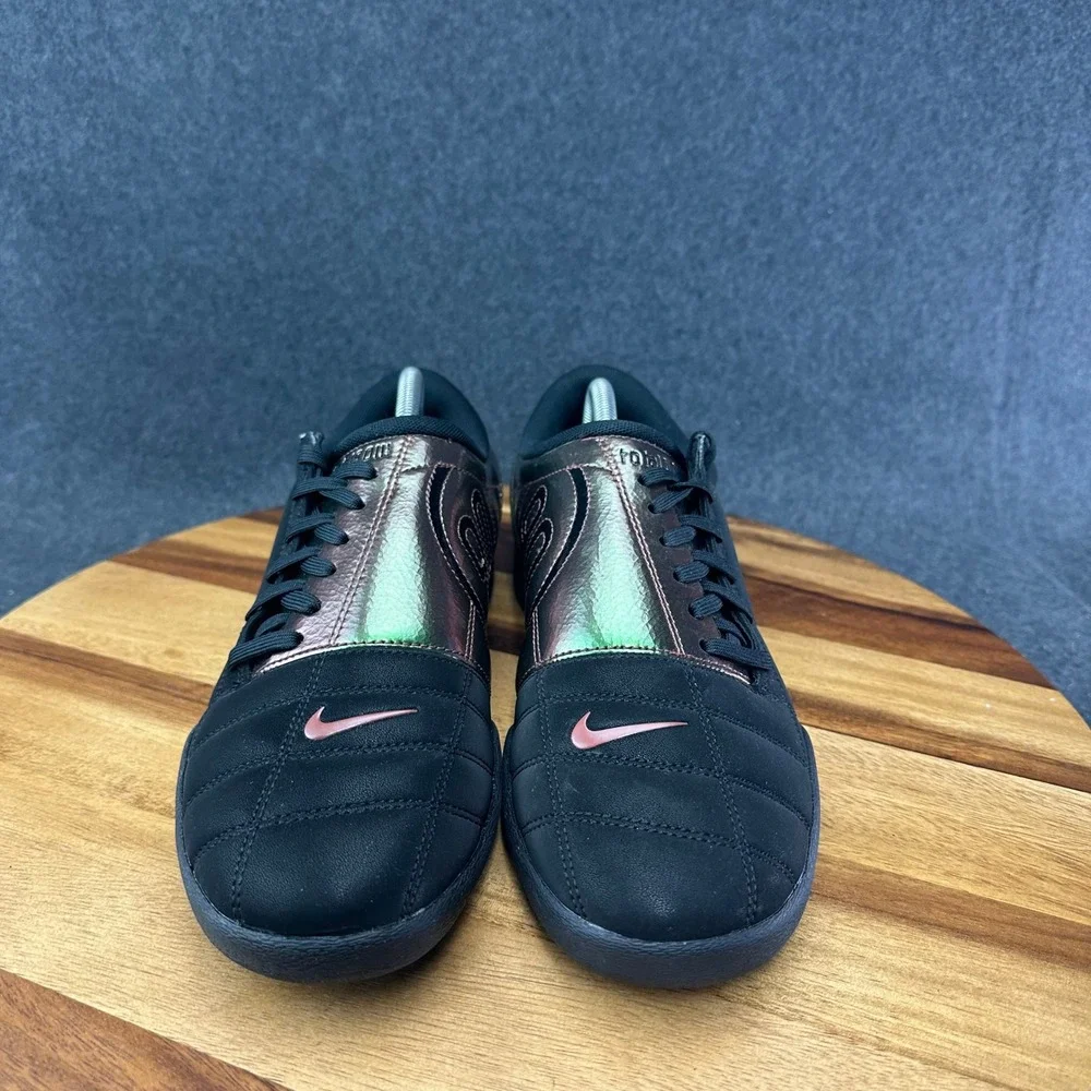 Nike Total 90 PRM Tiempo Black/Red Sepia Men's Soccer Low IO8712-001 Sz 10